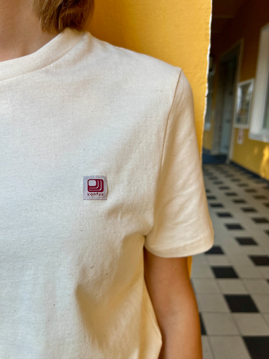 T-Shirt Classic Konfus Unisex naturweiß