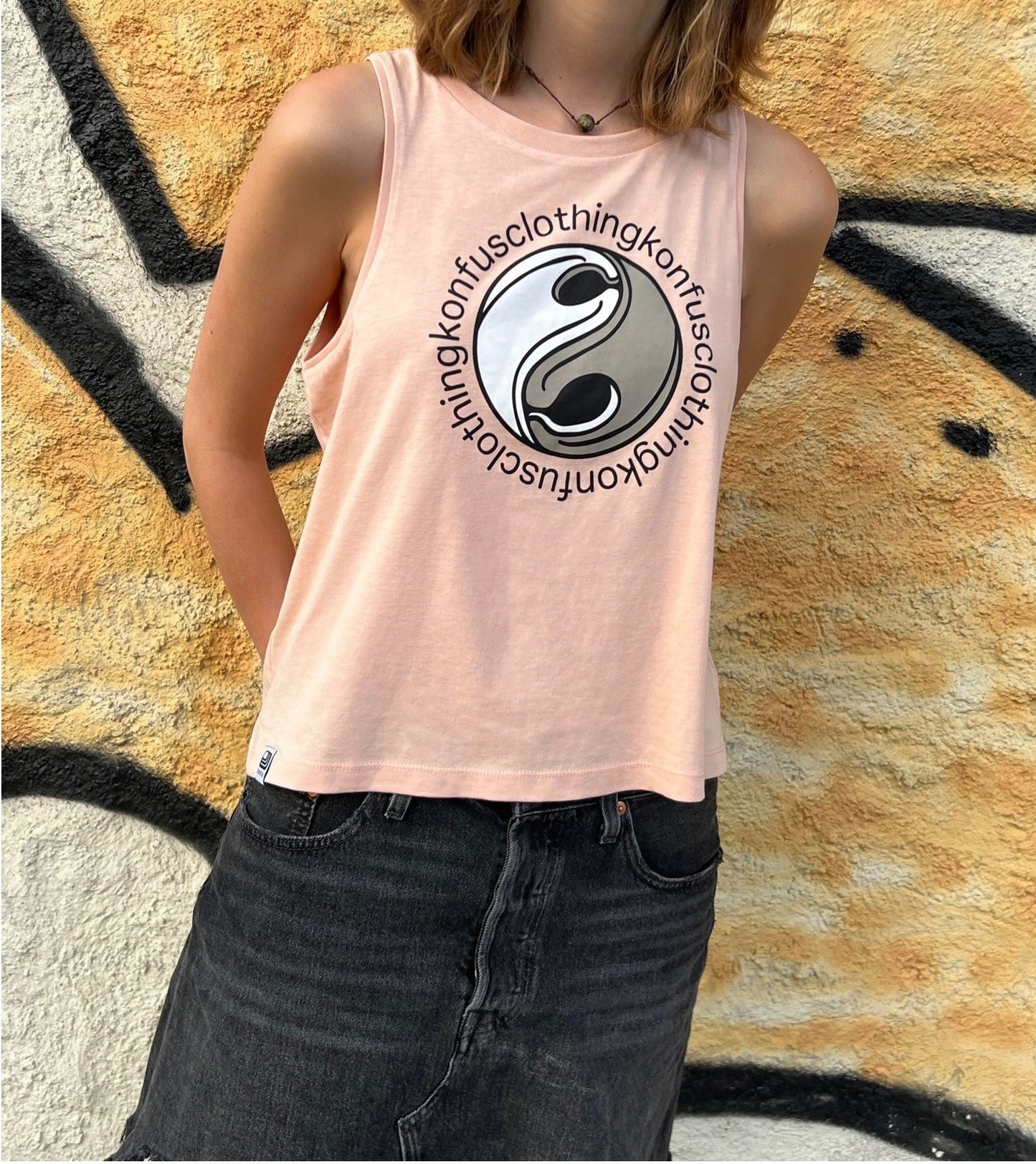 B/K MINDLESS YINYANG Top Frauen - konfus clothing