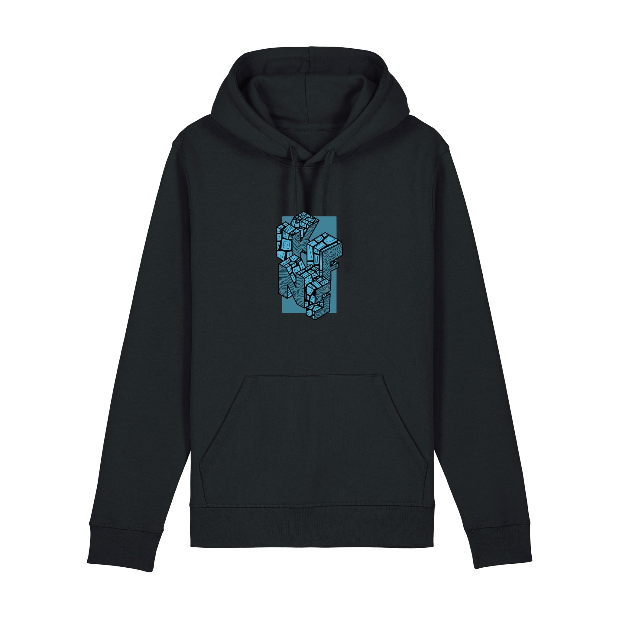 All blue outlet hoodie