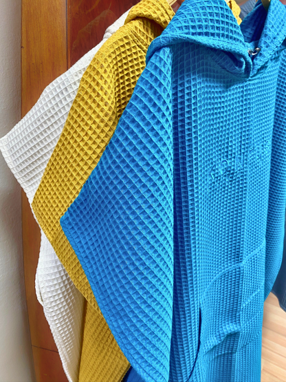 Beachponcho petrolblau Unisex aus Österreich