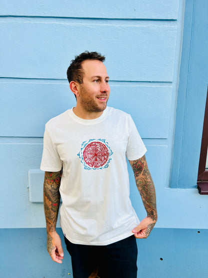 T-Shirt "Concrete Jungle" Unisex in off-white