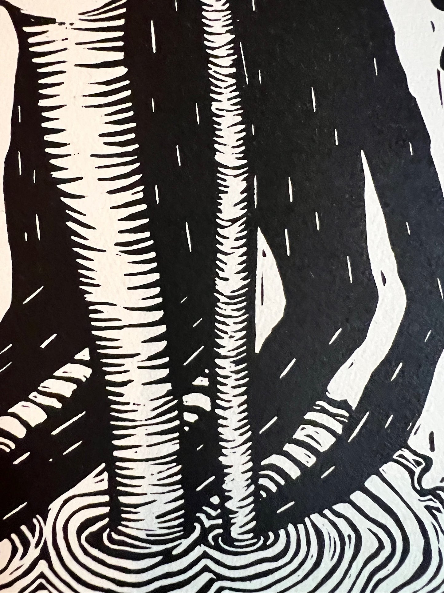 Bild "Bender" Linolschnitt 45x53cm