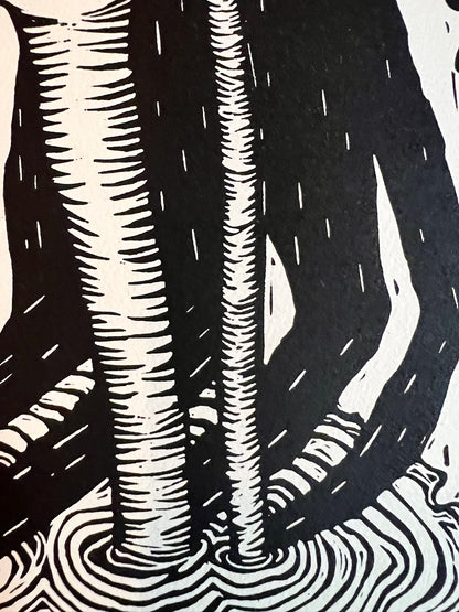 Bild "Bender" Linolschnitt 45x53cm