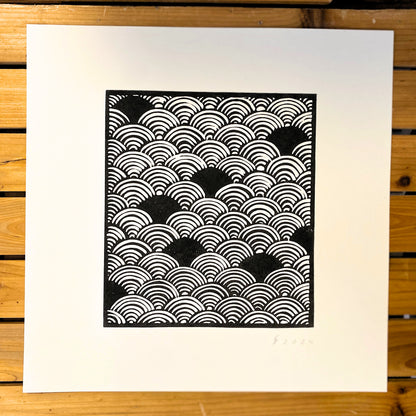 Bild "Nami" Linolschnitt 30x30cm